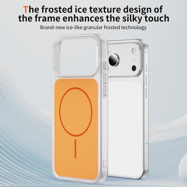 Ốp lưng điện thoại MagSafe nam châm cảm giác da mờ pha lê, dành cho iPhone 17 Pro Max, dành cho iPhone 17 Pro, dành cho iPhone 17, dành cho iPhone Air