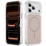 Ốp lưng điện thoại MagSafe nam châm cảm giác da mờ pha lê, dành cho iPhone 17 Pro Max, dành cho iPhone 17 Pro, dành cho iPhone 17, dành cho iPhone Air