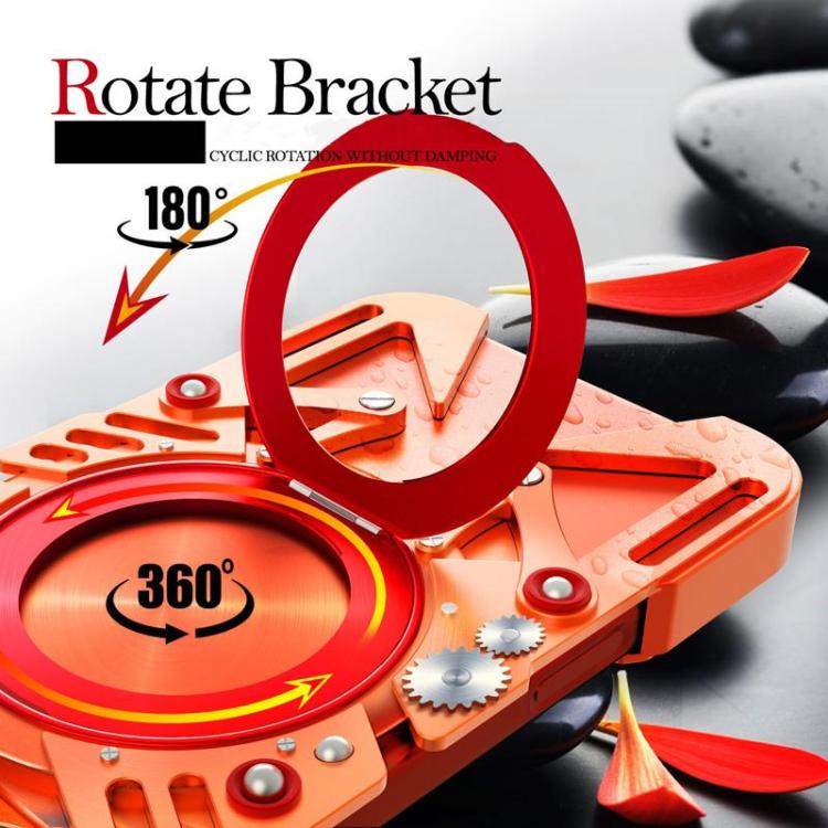 Rotating Bracket MagSafe Hollow Metal Phone Case with Lanyard, For iPhone 17e / 16e, For iPhone 17 Pro Max, For iPhone 17 Pro, For iPhone 17, For iPhone 16 Pro Max, For iPhone 16 Pro, For iPhone 16 Plus, For iPhone 16