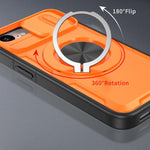 Camshield Rotation Holder MagSafe Phone Case, For iPhone 17e / 16e, For iPhone 17 Pro Max, For iPhone 17 Pro, For iPhone 17, For iPhone 16 Pro Max, For iPhone 16 Pro, For iPhone 16 Plus, For iPhone 16