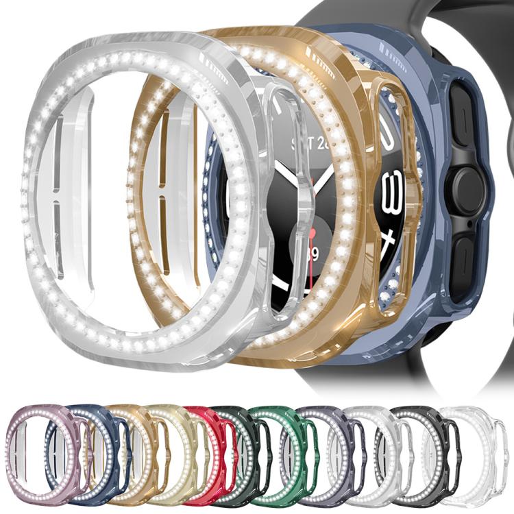 Ốp đồng hồ PC rỗng hình kim cương hàng đơn xDfind, dành cho Samsung Galaxy Watch Ultra 47mm / Ultra 2025