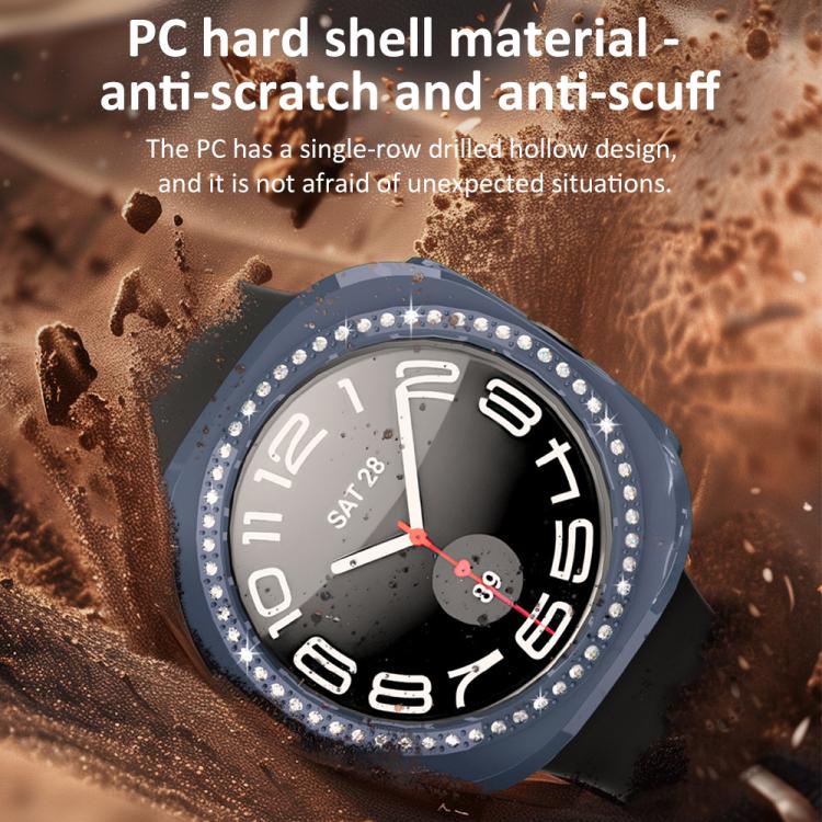 Ốp đồng hồ PC rỗng hình kim cương hàng đơn xDfind, dành cho Samsung Galaxy Watch Ultra 47mm / Ultra 2025