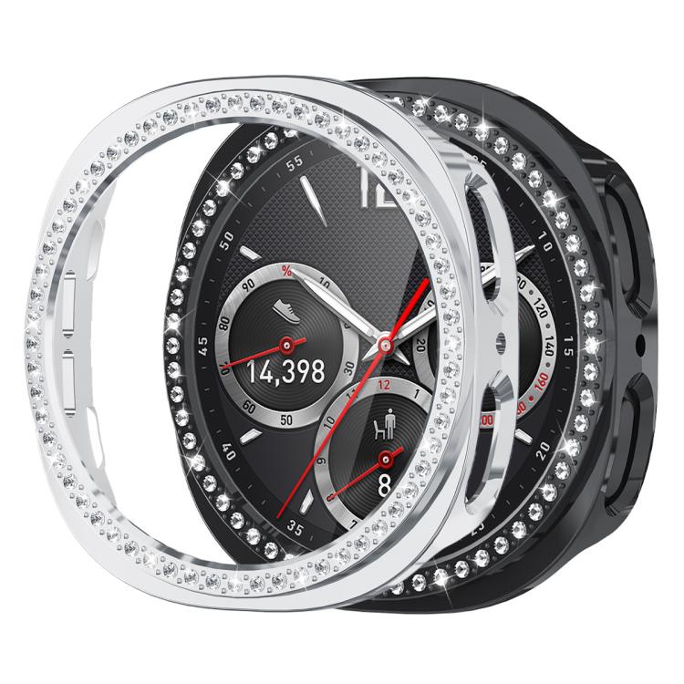 Vỏ bảo vệ đồng hồ PC rỗng hàng đơn kim cương xDfind, Dành cho Samsung Galaxy Watch8 44mm, Dành cho Samsung Galaxy Watch8 40mm