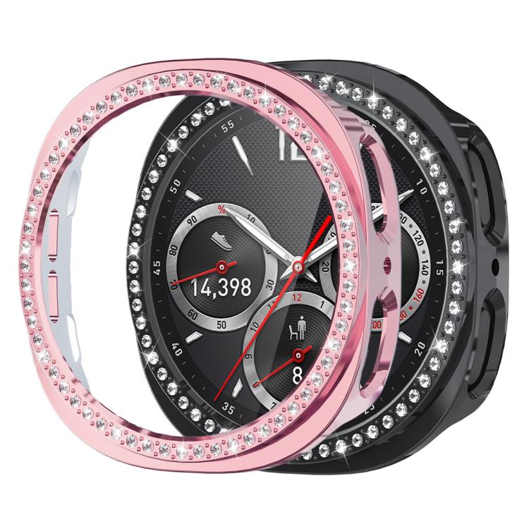 Vỏ bảo vệ đồng hồ PC rỗng hàng đơn kim cương xDfind, Dành cho Samsung Galaxy Watch8 44mm, Dành cho Samsung Galaxy Watch8 40mm