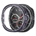 Vỏ bảo vệ đồng hồ PC rỗng hàng đơn kim cương xDfind, Dành cho Samsung Galaxy Watch8 44mm, Dành cho Samsung Galaxy Watch8 40mm