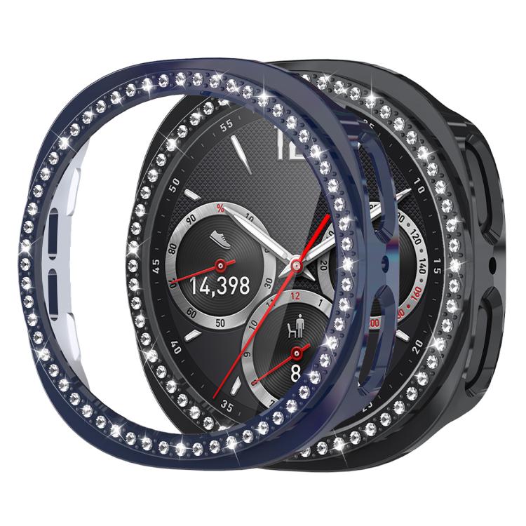 Vỏ bảo vệ đồng hồ PC rỗng hàng đơn kim cương xDfind, Dành cho Samsung Galaxy Watch8 44mm, Dành cho Samsung Galaxy Watch8 40mm