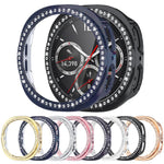 Vỏ bảo vệ đồng hồ PC rỗng hàng đơn kim cương xDfind, Dành cho Samsung Galaxy Watch8 44mm, Dành cho Samsung Galaxy Watch8 40mm