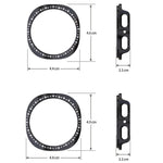 Vỏ bảo vệ đồng hồ PC rỗng hàng đơn kim cương xDfind, Dành cho Samsung Galaxy Watch8 44mm, Dành cho Samsung Galaxy Watch8 40mm