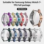 Vỏ bảo vệ đồng hồ TPU tích hợp phim cường lực xDfind, Dành cho Samsung Galaxy Watch7 44mm, Dành cho Samsung Galaxy Watch7 40mm