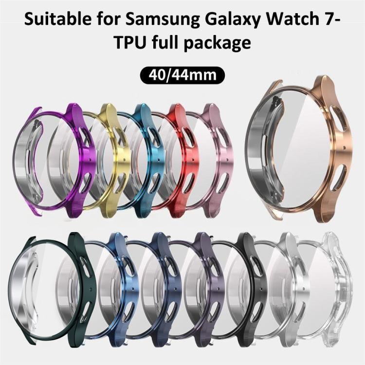 Vỏ bảo vệ đồng hồ TPU tích hợp phim cường lực xDfind, Dành cho Samsung Galaxy Watch7 44mm, Dành cho Samsung Galaxy Watch7 40mm