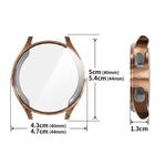 Vỏ bảo vệ đồng hồ TPU tích hợp phim cường lực xDfind, Dành cho Samsung Galaxy Watch7 44mm, Dành cho Samsung Galaxy Watch7 40mm