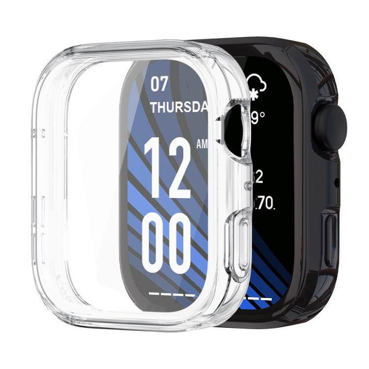 xDfind Plating Tempered Film Integrated TPU Watch Protective Cover, For Huawei Watch Fit 4 Pro, For Huawei Watch Fit 4