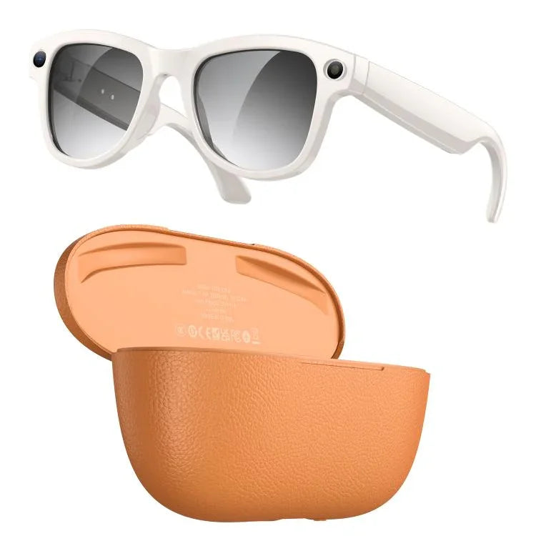 Kính Thông Minh AI M02 Ultra Camera 8MP Tròng Kính Chuyển Màu, với Hộp Sạc Màu Đen, với Hộp Sạc Màu Nâu