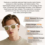 Kính Thông Minh AI M02 Ultra Camera 8MP Tròng Kính Chuyển Màu, với Hộp Sạc Màu Đen, với Hộp Sạc Màu Nâu