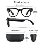 Kính Thông Minh AI M02 Ultra Camera 8MP Tròng Kính Chuyển Màu, với Hộp Sạc Màu Đen, với Hộp Sạc Màu Nâu