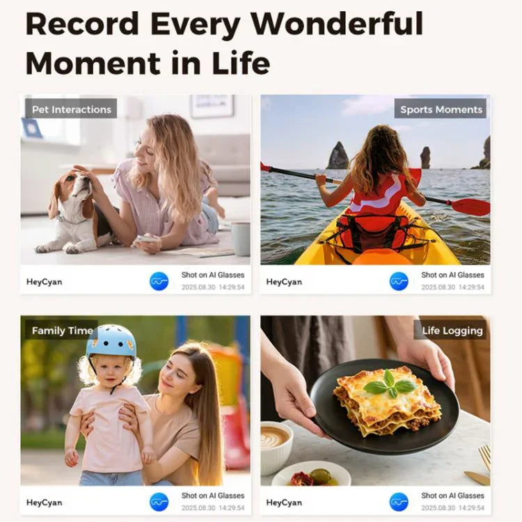 Kính Thông Minh AI M02 Camera 8MP với Tròng Kính Chuyển Màu