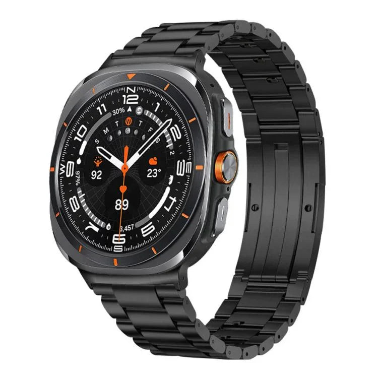 Dây đồng hồ hợp kim titan khóa HW ba hạt có thể tháo rời, Dành cho Samsung Galaxy Watch Ultra 47mm / Ultra 2025, Dành cho Samsung Galaxy Watch8 / Watch8 Classic