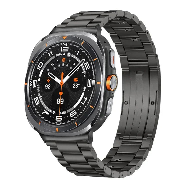 Dây đồng hồ hợp kim titan khóa HW ba hạt có thể tháo rời, Dành cho Samsung Galaxy Watch Ultra 47mm / Ultra 2025, Dành cho Samsung Galaxy Watch8 / Watch8 Classic