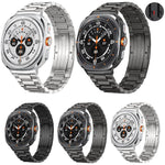 Dây đồng hồ hợp kim titan khóa HW ba hạt có thể tháo rời, Dành cho Samsung Galaxy Watch Ultra 47mm / Ultra 2025, Dành cho Samsung Galaxy Watch8 / Watch8 Classic
