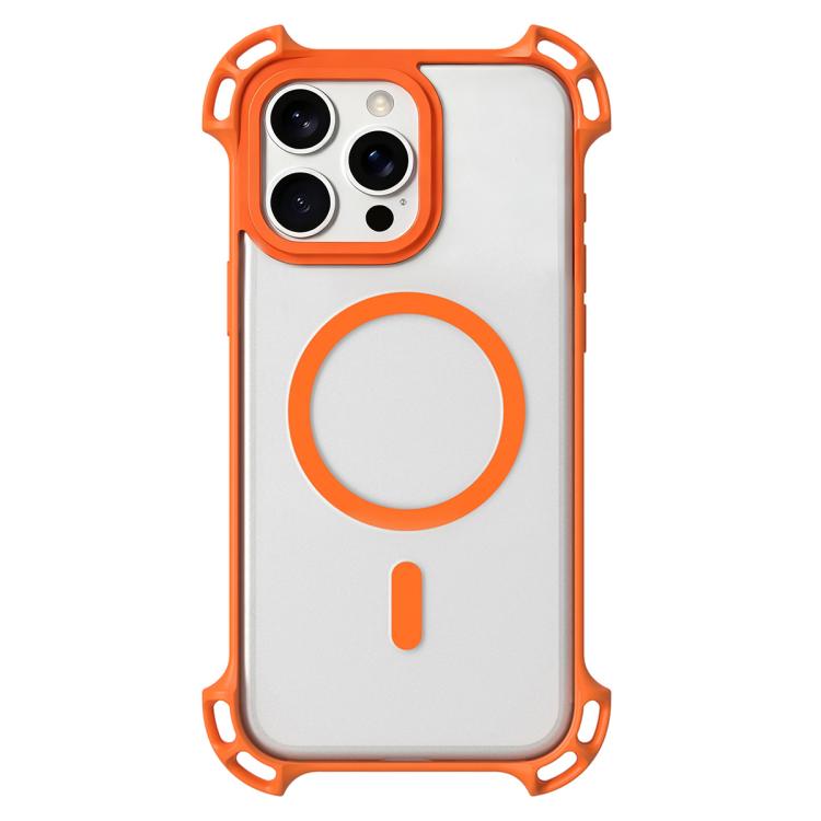 Drone-Style Four-Corner Shockproof Acrylic MagSafe Phone Case, For iPhone 14 Pro, For iPhone 14 Pro Max, For iPhone 13 Pro Max, For iPhone 13 Pro, For iPhone 13, For iPhone 12, For iPhone 12 Pro Max, For iPhone 12 Pro, For iPhone 11