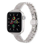 Dây đồng hồ kim loại thép không gỉ kiểu H rộng 14mm, dành cho Apple Watch 46mm / 49mm / 45mm / 44mm, dành cho Apple Watch 42mm / 41mm / 40mm / 38mm
