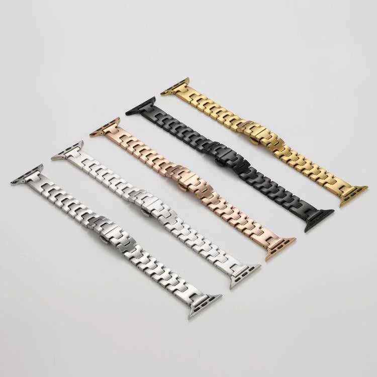 Dây đồng hồ kim loại thép không gỉ kiểu H rộng 14mm, dành cho Apple Watch 46mm / 49mm / 45mm / 44mm, dành cho Apple Watch 42mm / 41mm / 40mm / 38mm