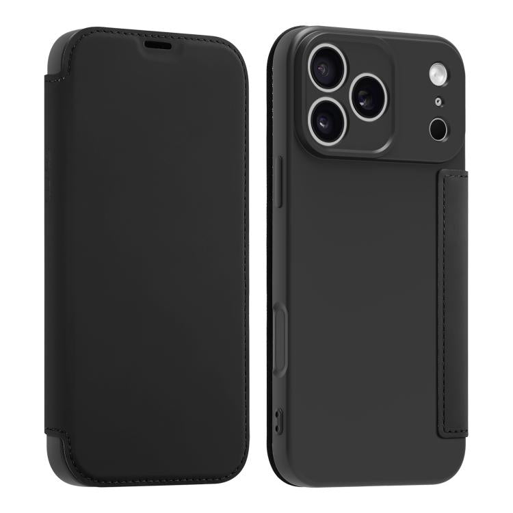 Ốp lưng điện thoại giả da cảm giác da lỏng có khe đựng thẻ, dành cho iPhone 17 Pro Max, iPhone 17 Pro, iPhone 17, iPhone Air
