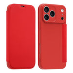 Ốp lưng điện thoại giả da cảm giác da lỏng có khe đựng thẻ, dành cho iPhone 17 Pro Max, iPhone 17 Pro, iPhone 17, iPhone Air