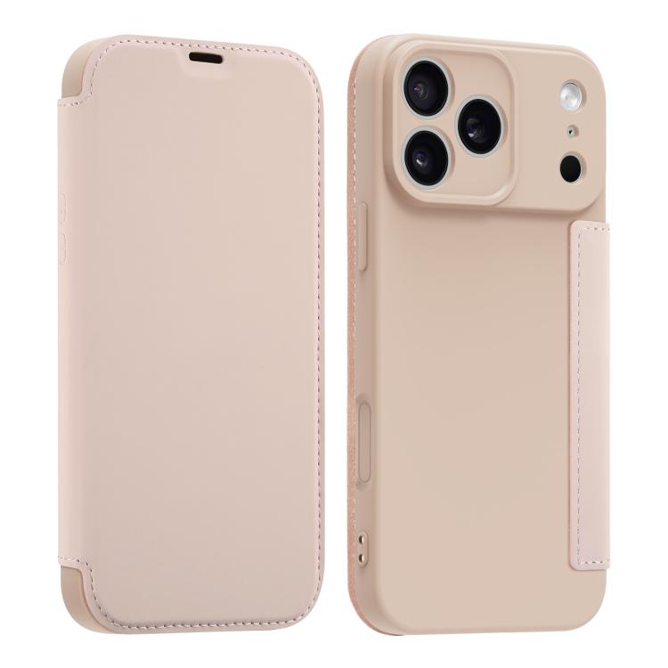Ốp lưng điện thoại giả da cảm giác da lỏng có khe đựng thẻ, dành cho iPhone 17 Pro Max, iPhone 17 Pro, iPhone 17, iPhone Air