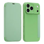 Ốp lưng điện thoại giả da cảm giác da lỏng có khe đựng thẻ, dành cho iPhone 17 Pro Max, iPhone 17 Pro, iPhone 17, iPhone Air