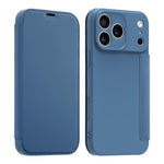 Ốp lưng điện thoại giả da cảm giác da lỏng có khe đựng thẻ, dành cho iPhone 17 Pro Max, iPhone 17 Pro, iPhone 17, iPhone Air