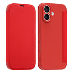 Ốp lưng điện thoại giả da cảm giác da lỏng có khe đựng thẻ, dành cho iPhone 17 Pro Max, iPhone 17 Pro, iPhone 17, iPhone Air