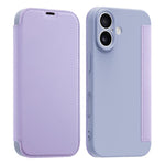 Ốp lưng điện thoại giả da cảm giác da lỏng có khe đựng thẻ, dành cho iPhone 17 Pro Max, iPhone 17 Pro, iPhone 17, iPhone Air