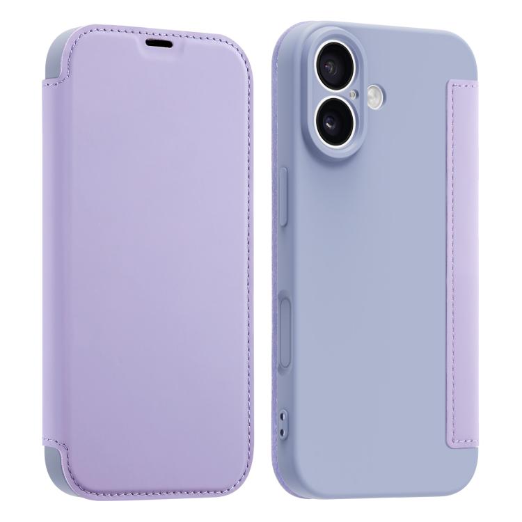 Ốp lưng điện thoại giả da cảm giác da lỏng có khe đựng thẻ, dành cho iPhone 17 Pro Max, iPhone 17 Pro, iPhone 17, iPhone Air