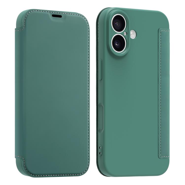 Ốp lưng điện thoại giả da cảm giác da lỏng có khe đựng thẻ, dành cho iPhone 17 Pro Max, iPhone 17 Pro, iPhone 17, iPhone Air