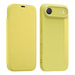 Ốp lưng điện thoại giả da cảm giác da lỏng có khe đựng thẻ, dành cho iPhone 17 Pro Max, iPhone 17 Pro, iPhone 17, iPhone Air