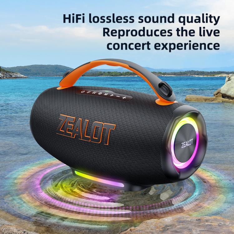 Loa Bluetooth ngoài trời cầm tay RGB Zealot S167 100W
