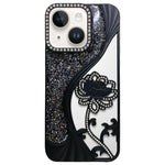 Ốp lưng điện thoại TPU mạ điện khắc rỗng hoa sen đính đá lấp lánh, dành cho iPhone 12 Pro Max, iPhone 12 Pro, iPhone 11 Pro Max, iPhone 11