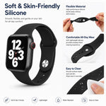 Bộ 5 dây đồng hồ thể thao silicone màu trơn xDfind, dành cho Apple Watch 42 / 44 / 45 / 46 / 49mm, dành cho Apple Watch 38 / 40 / 41 / S11 42mm