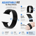 Bộ 5 dây đồng hồ kim loại từ tính Milanese xDfind, dành cho Apple Watch 42 / 44 / 45 / 46 / 49mm, dành cho Apple Watch 38 / 40 / 41 / S11 42mm