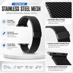 Bộ 5 dây đồng hồ kim loại từ tính Milanese xDfind, dành cho Apple Watch 42 / 44 / 45 / 46 / 49mm, dành cho Apple Watch 38 / 40 / 41 / S11 42mm