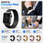Bộ 5 dây đồng hồ kim loại từ tính Milanese xDfind, dành cho Apple Watch 42 / 44 / 45 / 46 / 49mm, dành cho Apple Watch 38 / 40 / 41 / S11 42mm
