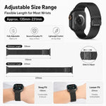 Bộ 5 dây đồng hồ Milanese khóa dù + khóa bướm hỗn hợp xDfind, dành cho Apple Watch 42 / 44 / 45 / 46 / 49mm, dành cho Apple Watch 38 / 40 / 41 / S11 42mm