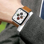 Bộ 5 dây đồng hồ da thật khóa đinh tán xDfind, dành cho Apple Watch 42 / 44 / 45 / 46 / 49mm, dành cho Apple Watch 38 / 40 / 41 / S11 42mm