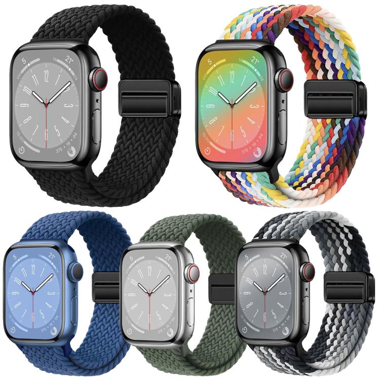 Bộ 5 dây đồng hồ dệt vòng khóa từ tính xDfind, dành cho Apple Watch 42 / 44 / 45 / 46 / 49mm, dành cho Apple Watch 38 / 40 / 41 / S11 42mm