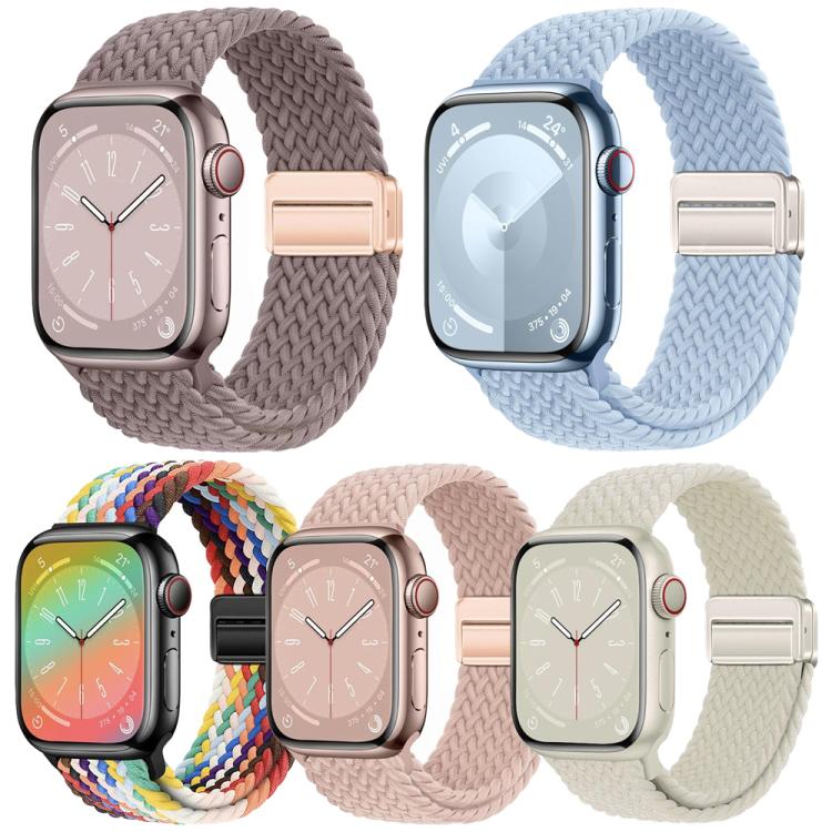 Bộ 5 dây đồng hồ dệt vòng khóa từ tính xDfind, dành cho Apple Watch 42 / 44 / 45 / 46 / 49mm, dành cho Apple Watch 38 / 40 / 41 / S11 42mm