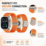 Bộ 5 dây đồng hồ nylon co giãn khóa dù xDfind, dành cho Apple Watch 42 / 44 / 45 / 46 / 49mm, dành cho Apple Watch 38 / 40 / 41 / S11 42mm