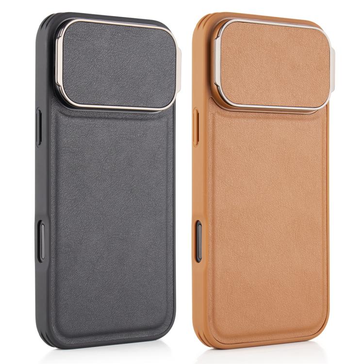 Ốp lưng điện thoại họa tiết da cừu vuông có giá đỡ ống kính, dành cho iPhone 17 Pro Max