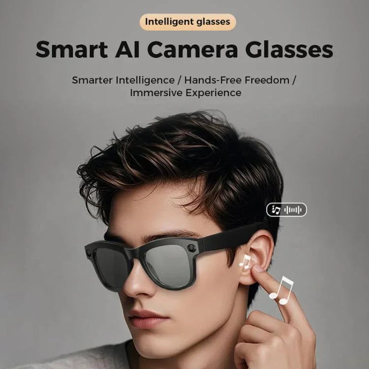 Kính mắt camera AI thông minh M01S 5MP hỗ trợ gọi thoại, quay video, truyền WiFi