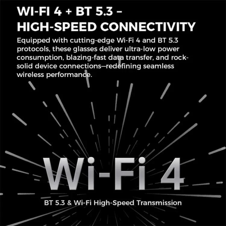 Kính mắt camera AI thông minh M01S 5MP hỗ trợ gọi thoại, quay video, truyền WiFi